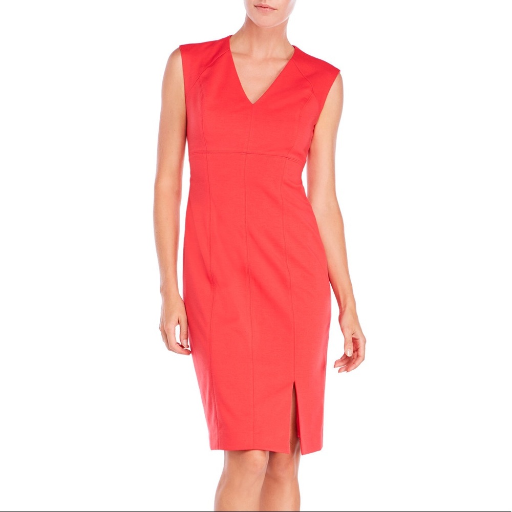 Elle Tahari Delphine Dress in Red